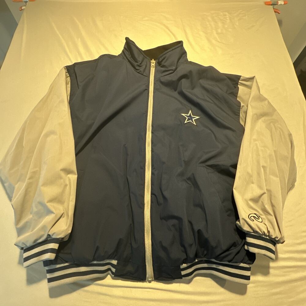 Vintage Unique Sports Generation Reversible Dallas Cowboys Coat /Fleece Size XXL
